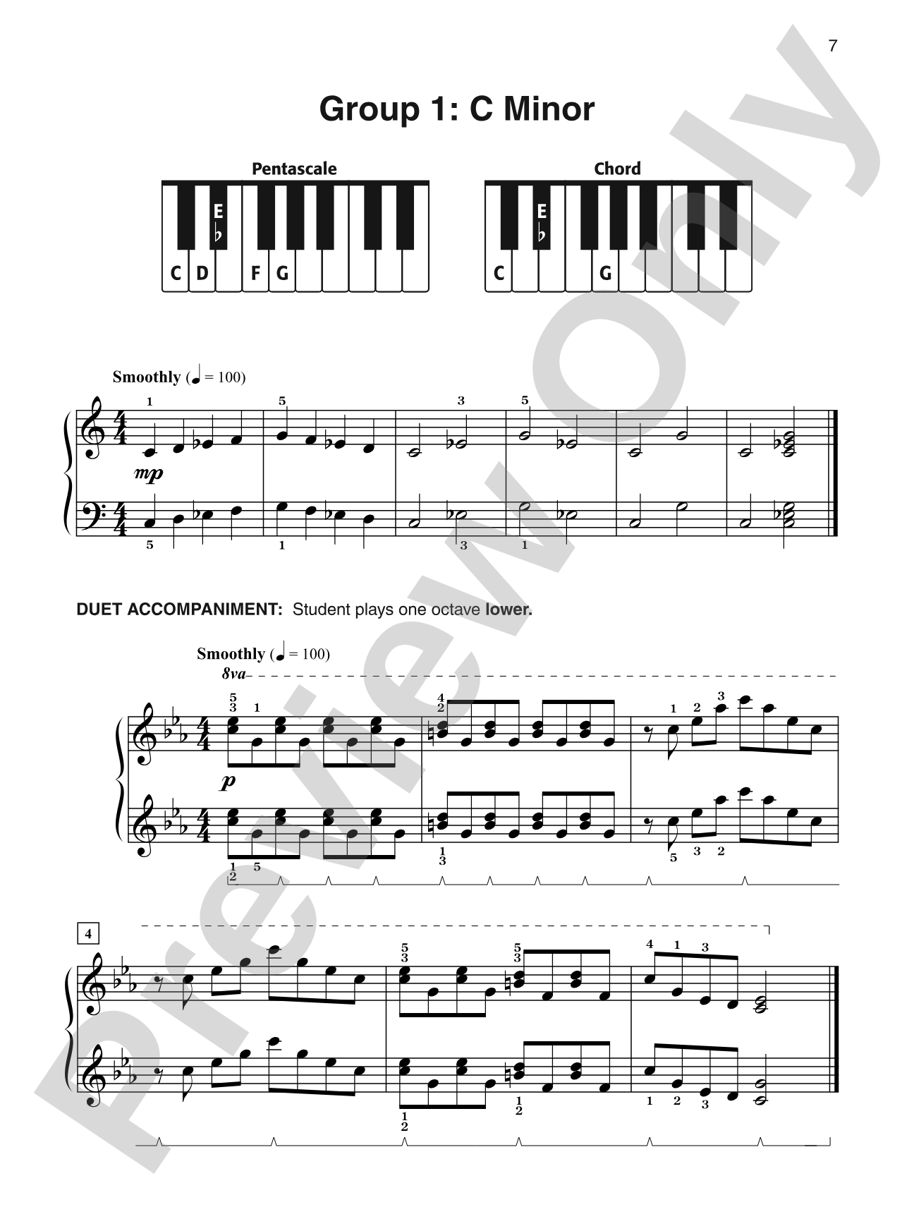 Pentascale Pro, Book 1: An Introduction to Major and Minor 5-Finger Patterns: Piano