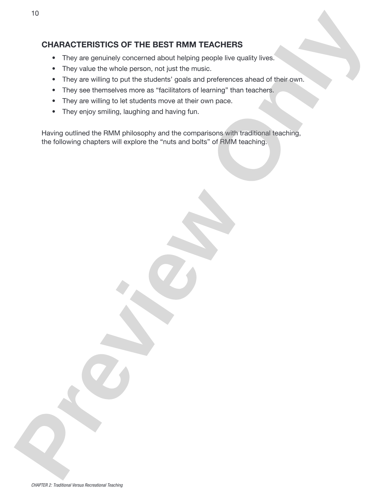 Recreational Music Making Handbook for Piano Teachers: Piano