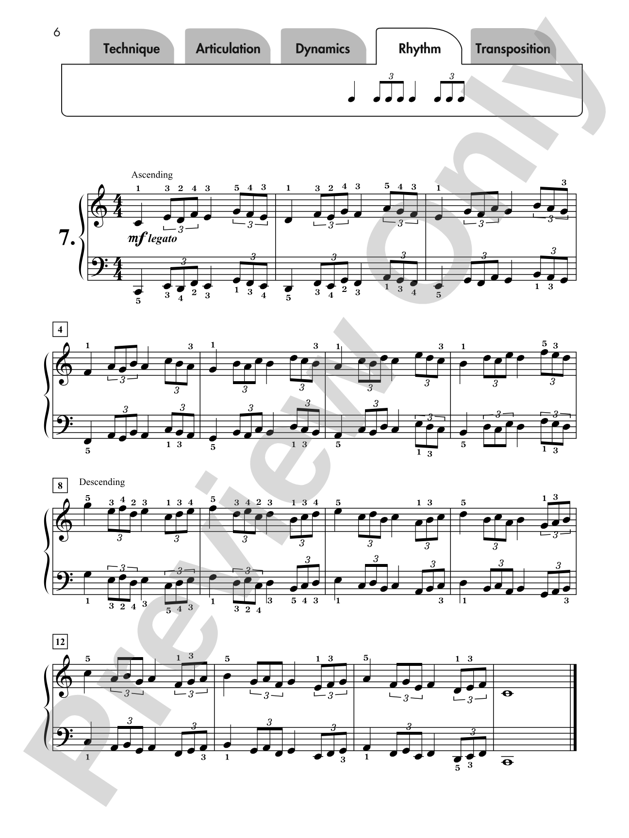 Hanon for Students, Book 2: 7 Varied Exercises from <i>The Virtuoso Pianist</i> for Early Intermediate Pianists: Piano