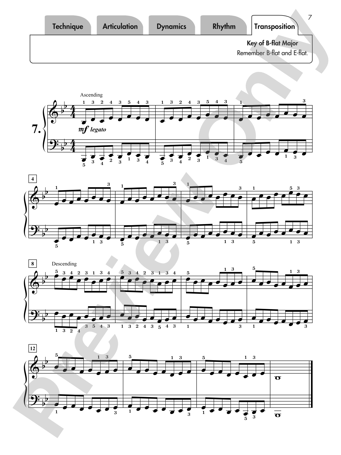 Hanon for Students, Book 2: 7 Varied Exercises from <i>The Virtuoso Pianist</i> for Early Intermediate Pianists: Piano
