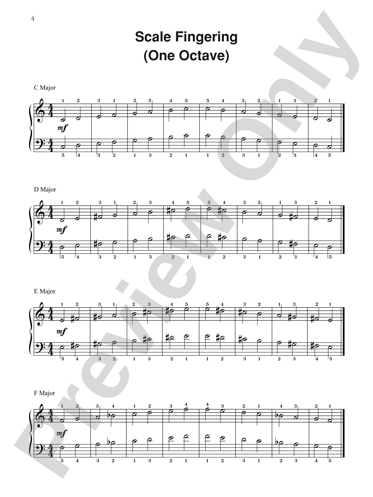 Major Scale Pro, Book 1: An Introduction to Major Scales Beginning on White Keys: Piano