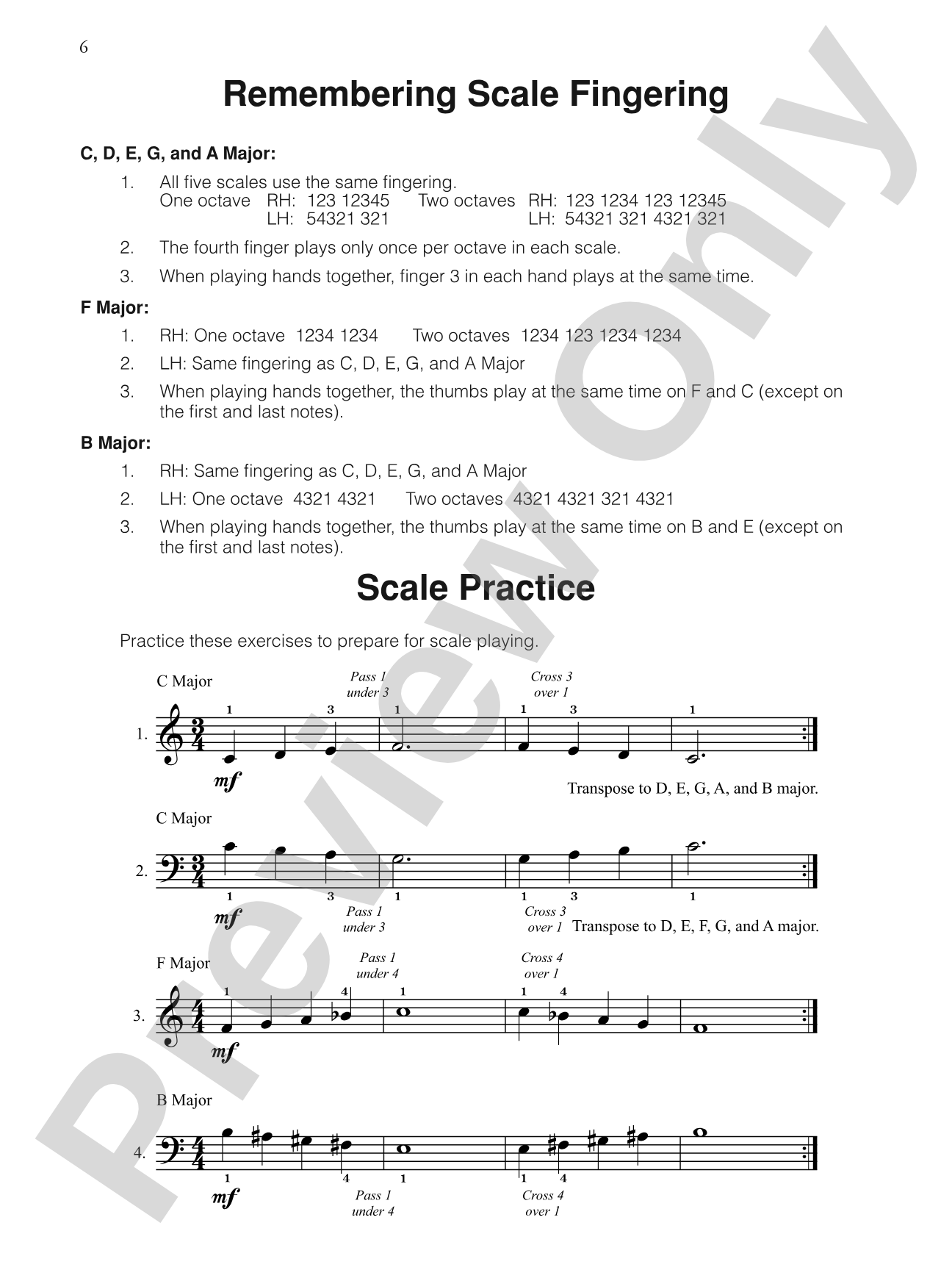 Major Scale Pro, Book 1: An Introduction to Major Scales Beginning on White Keys: Piano