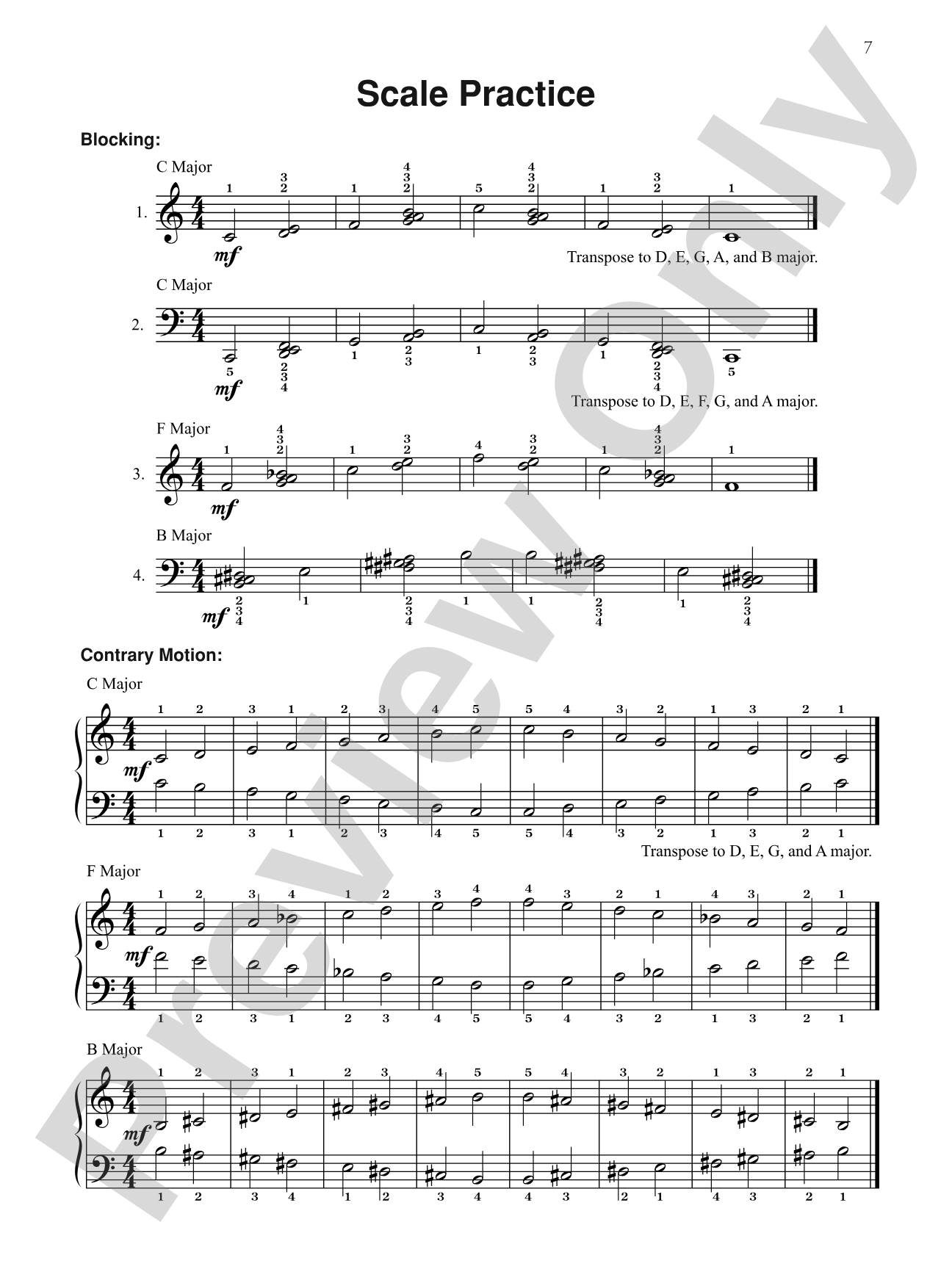 Major Scale Pro, Book 1: An Introduction to Major Scales Beginning on White Keys: Piano