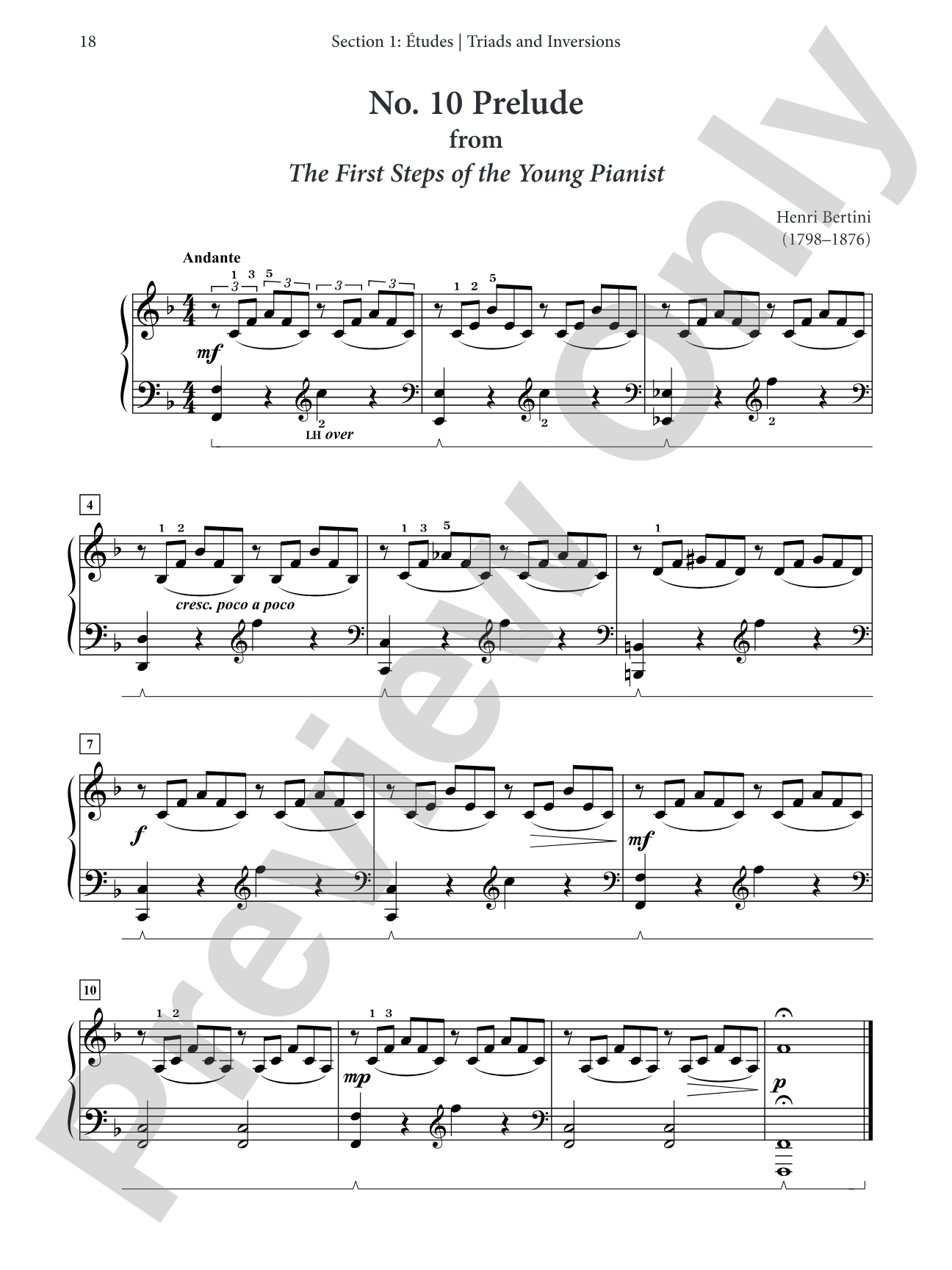 Piano Studies for Technical Development, Volume 1: A Comprehensive Anthology of Études, Exercises, Scales, Arpeggios, and Cadences: Piano