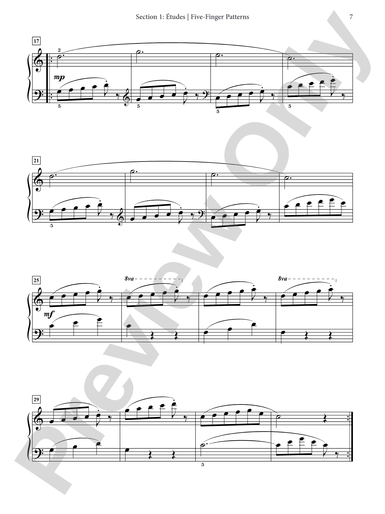 Piano Studies for Technical Development, Volume 1: A Comprehensive Anthology of Études, Exercises, Scales, Arpeggios, and Cadences: Piano