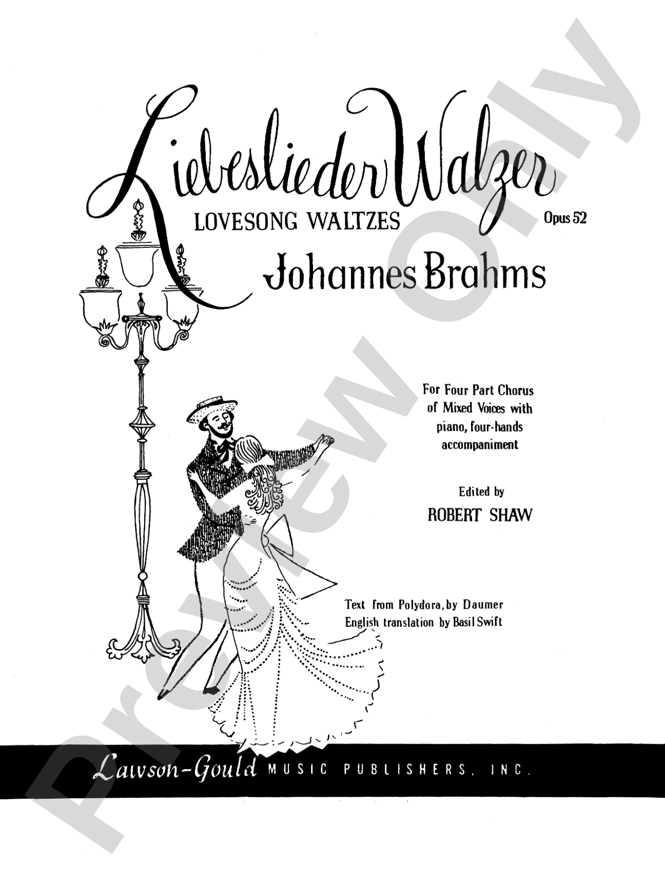 Liebeslieder Walzer, Opus 52: Choir