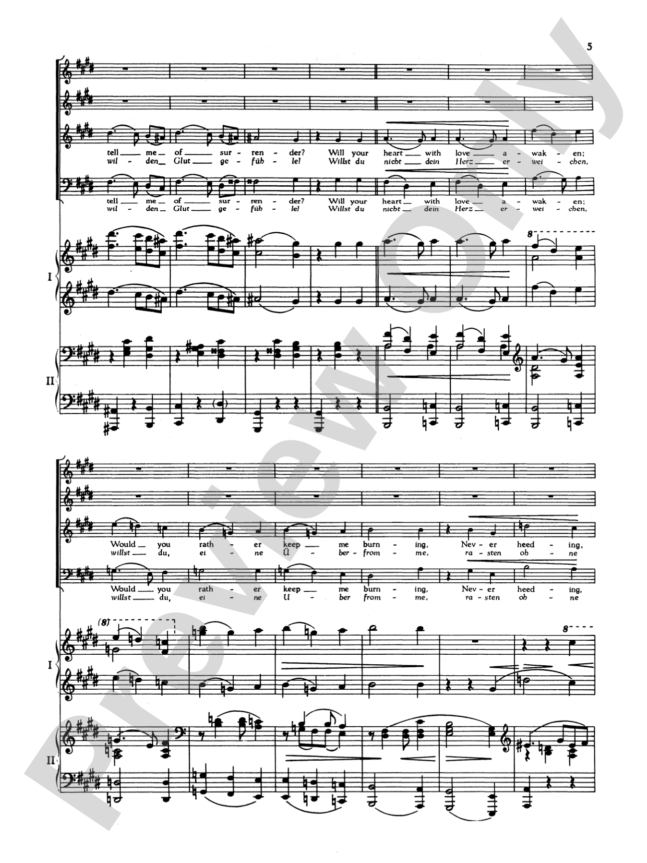 Liebeslieder Walzer, Opus 52: Choir