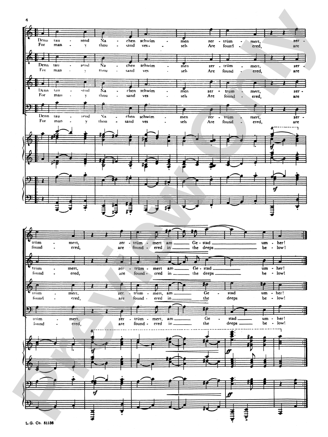 Neue Liebeslieder Walzer, Opus 65: Choir