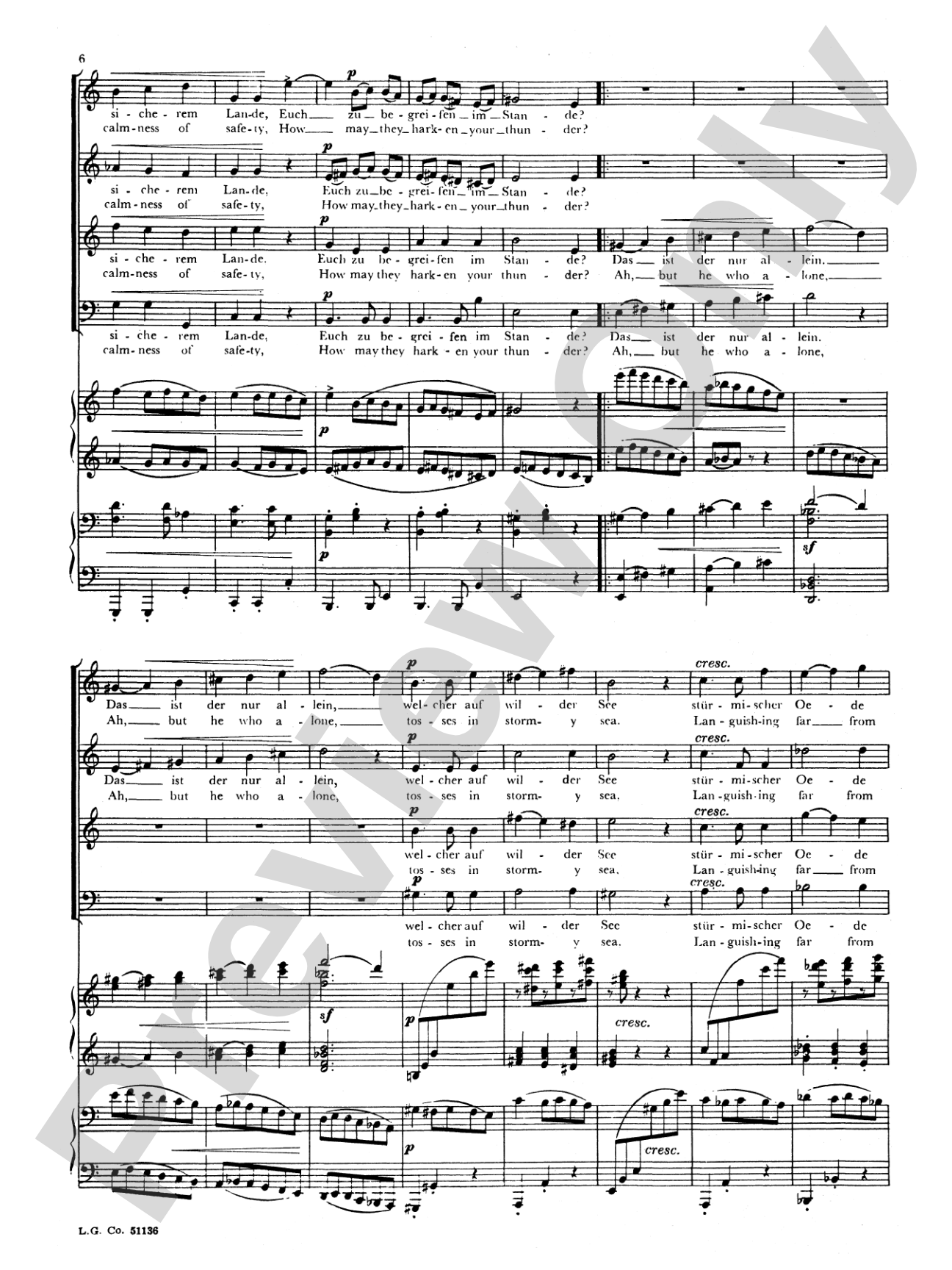 Neue Liebeslieder Walzer, Opus 65: Choir