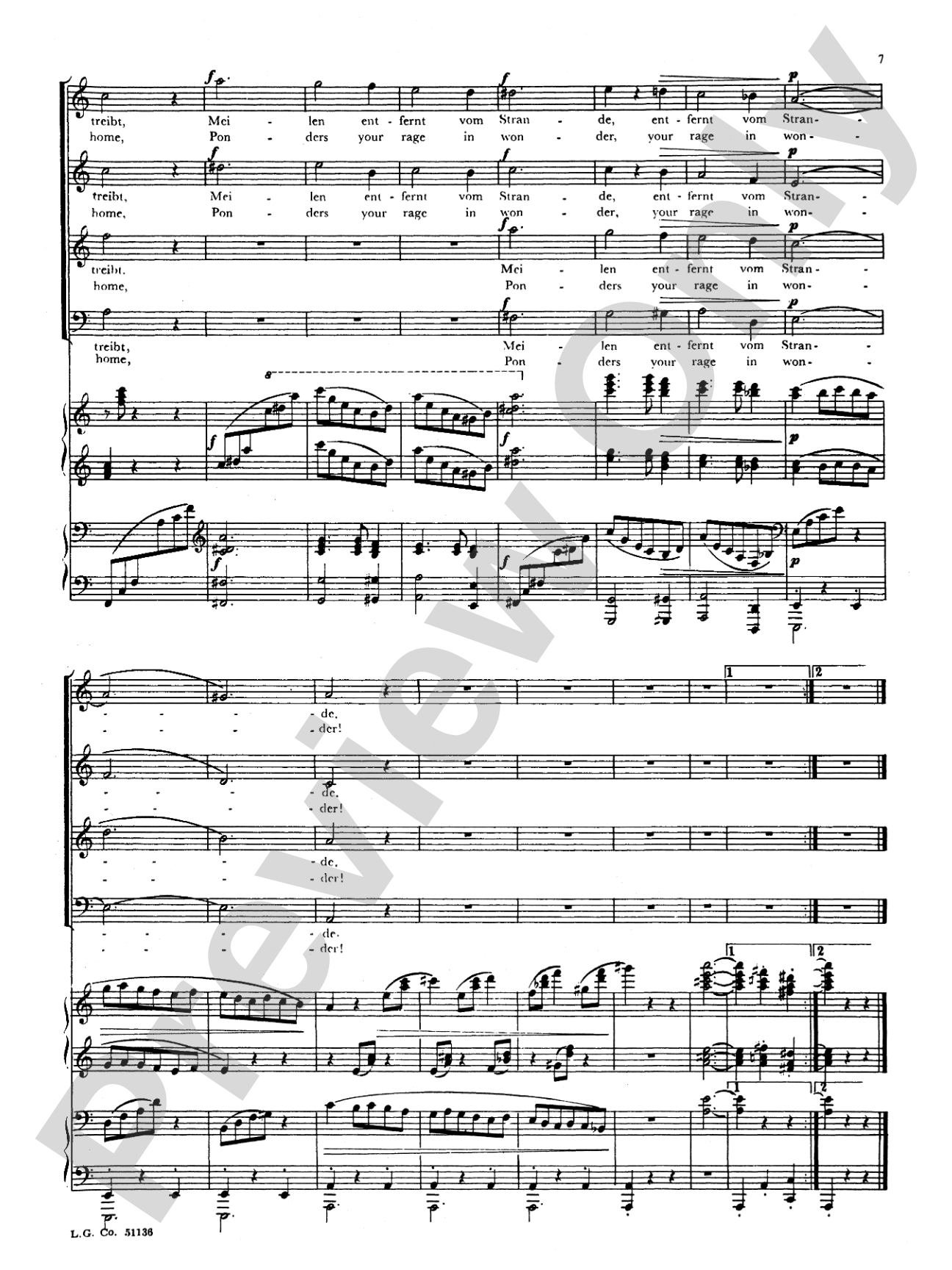 Neue Liebeslieder Walzer, Opus 65: Choir