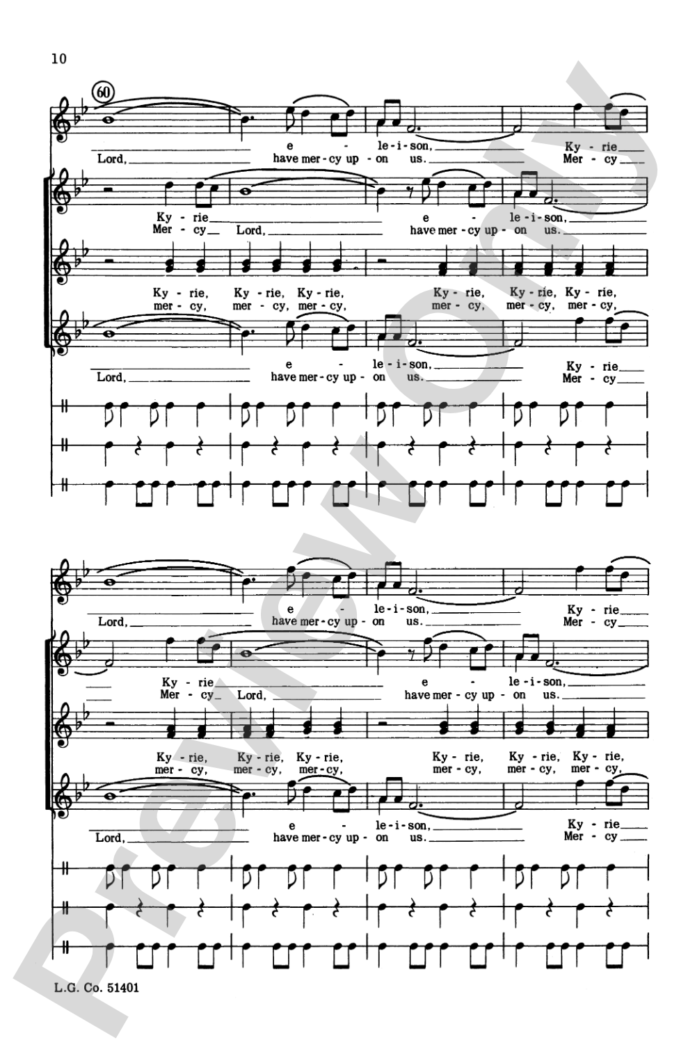 Missa Luba: Choir