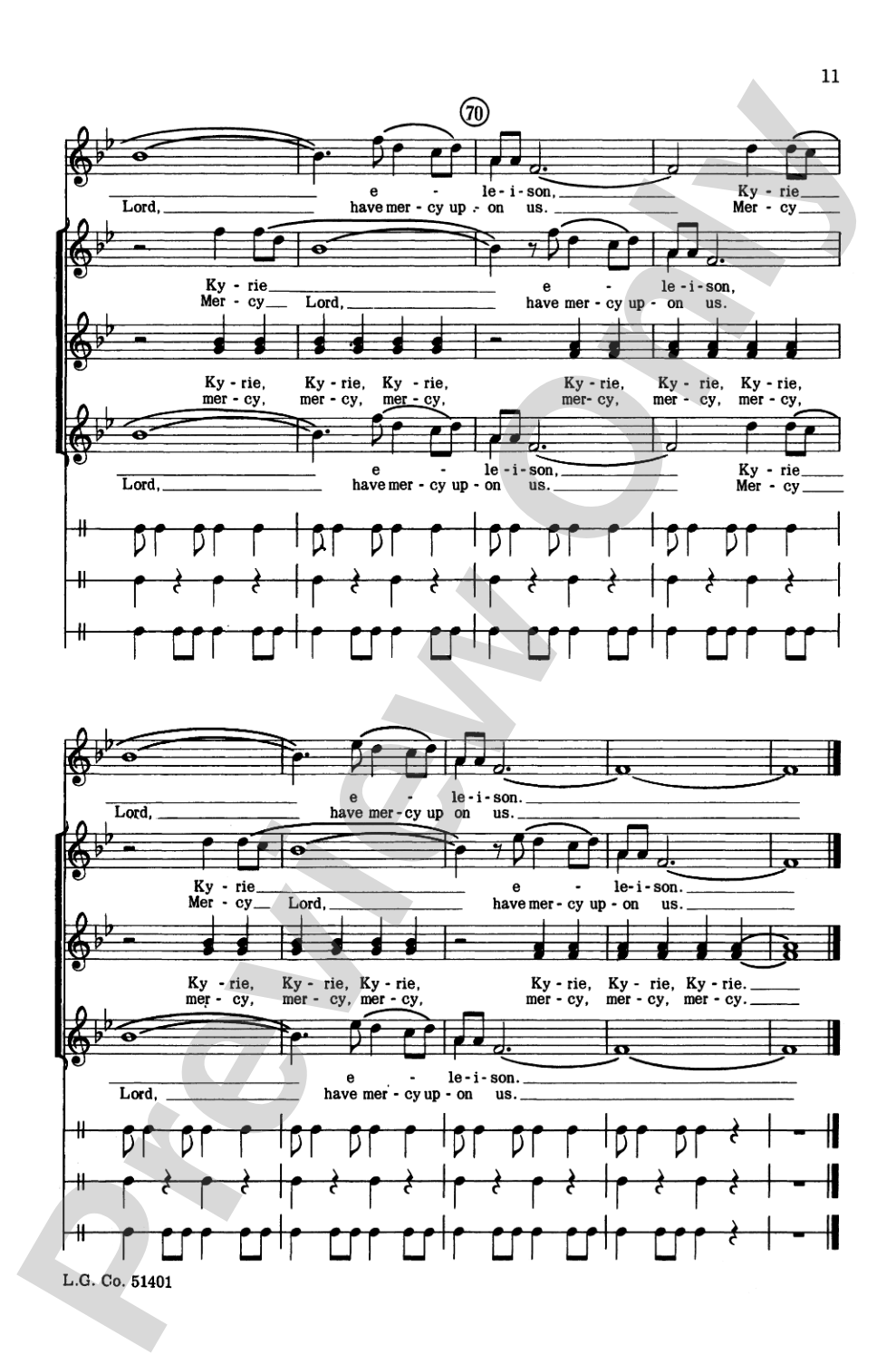 Missa Luba: Choir