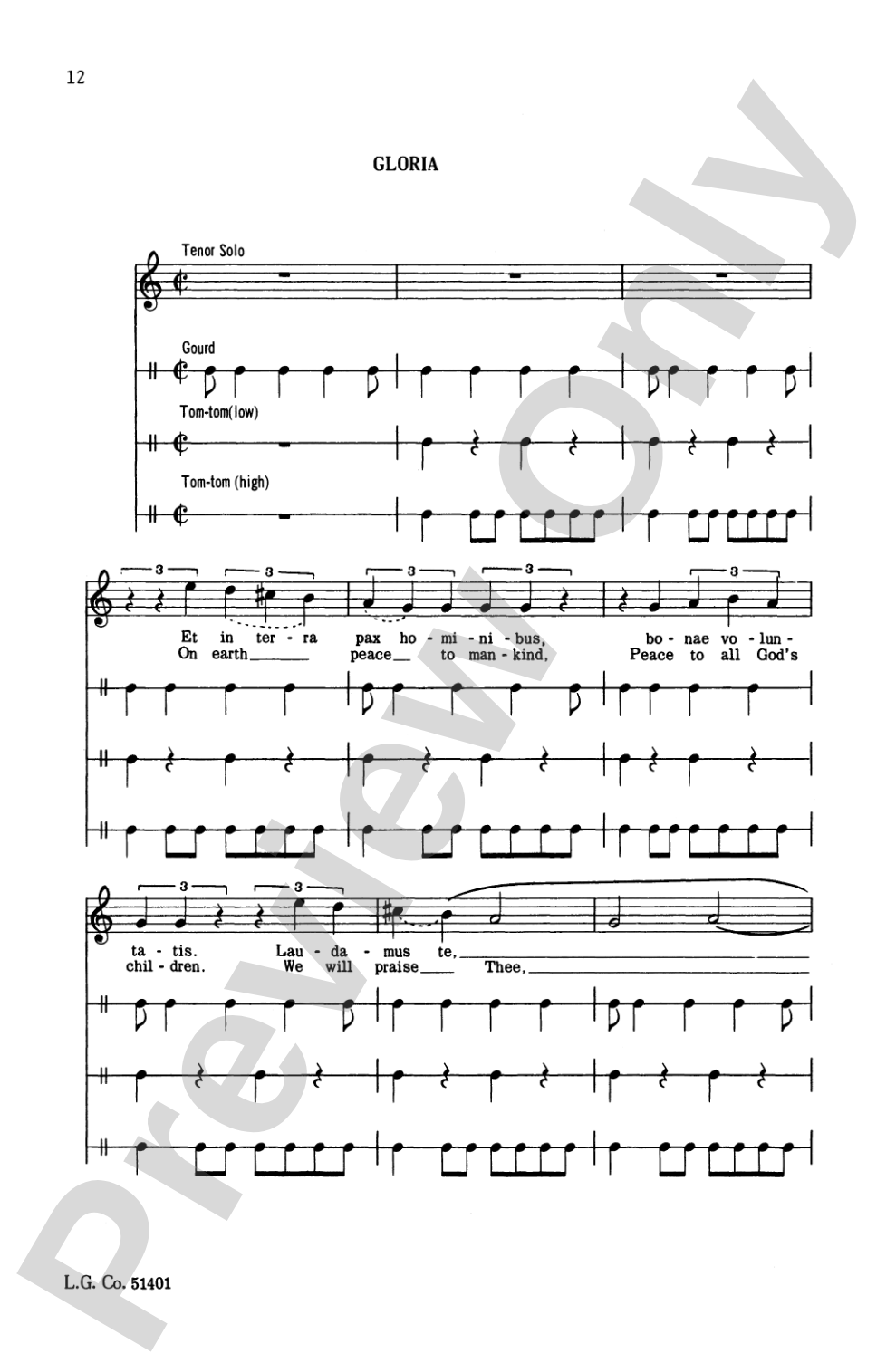 Missa Luba: Choir
