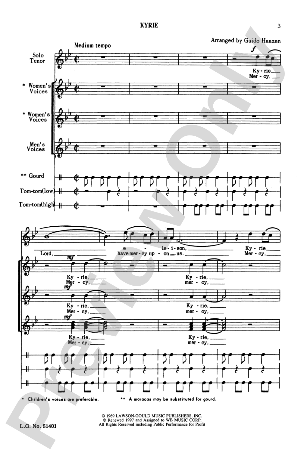 Missa Luba: Choir