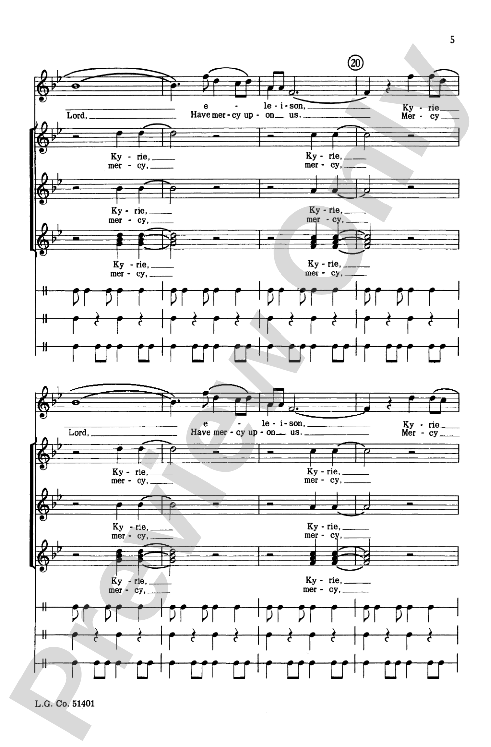 Missa Luba: Choir