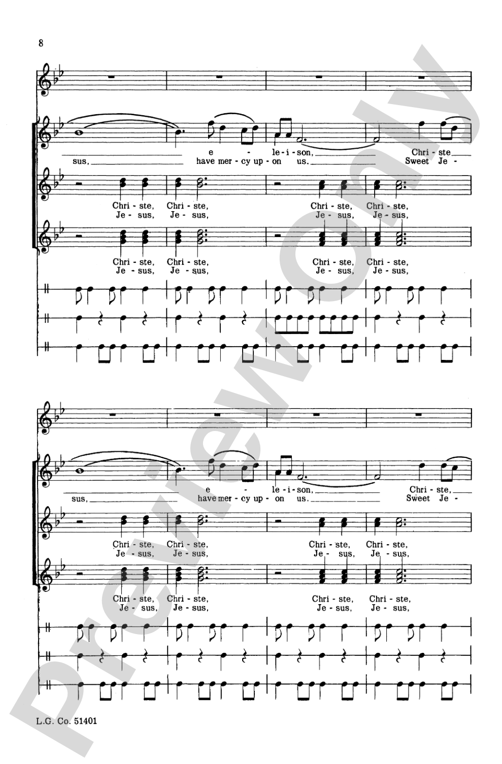 Missa Luba: Choir