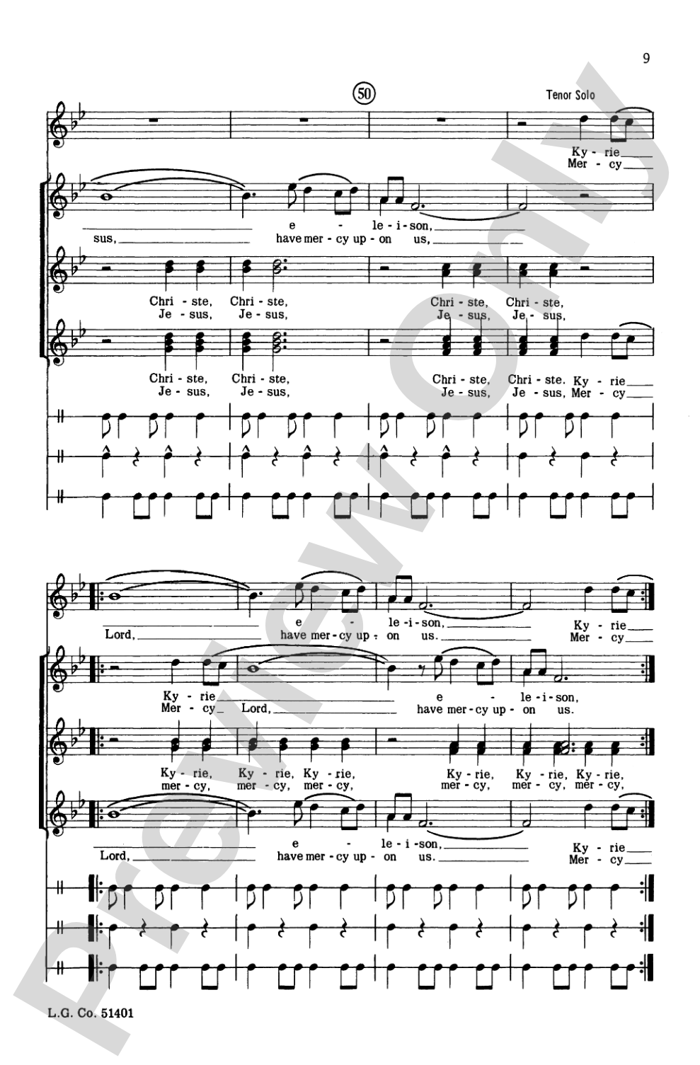 Missa Luba: Choir
