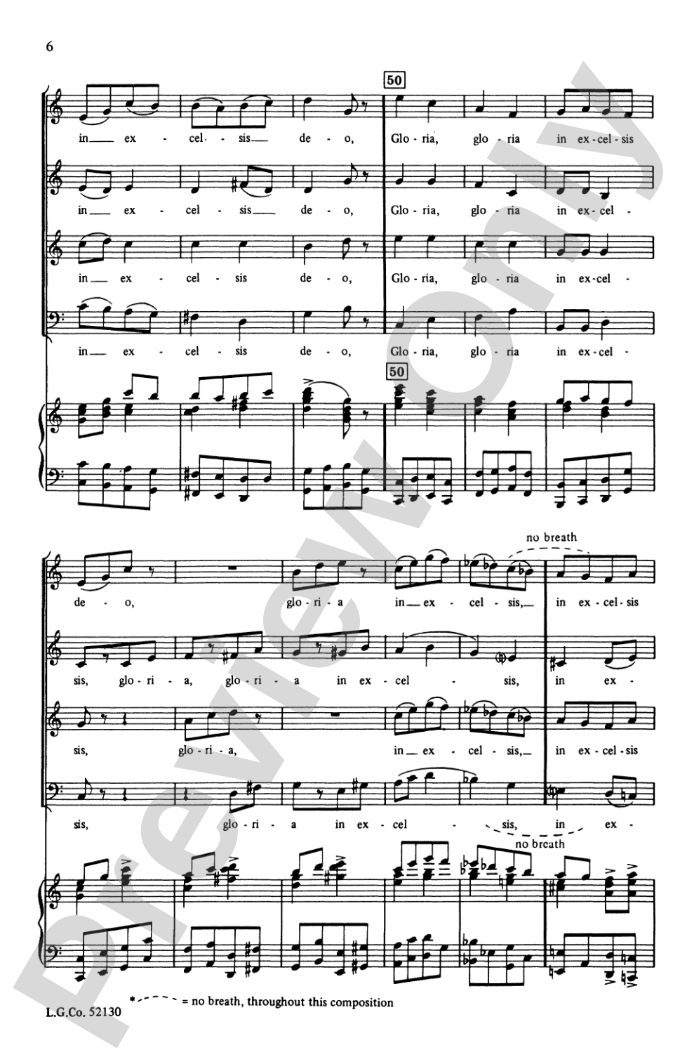 Gloria (from <I>Messa di Gloria</I>): Choir