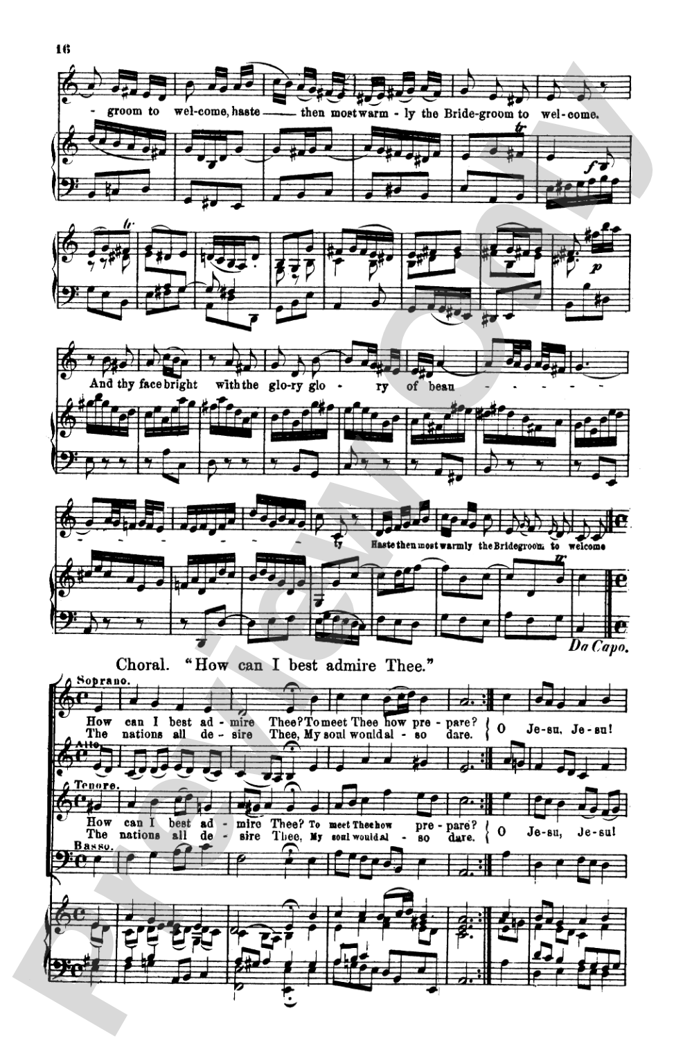 Christmas Oratorio (BWV 248): Choir