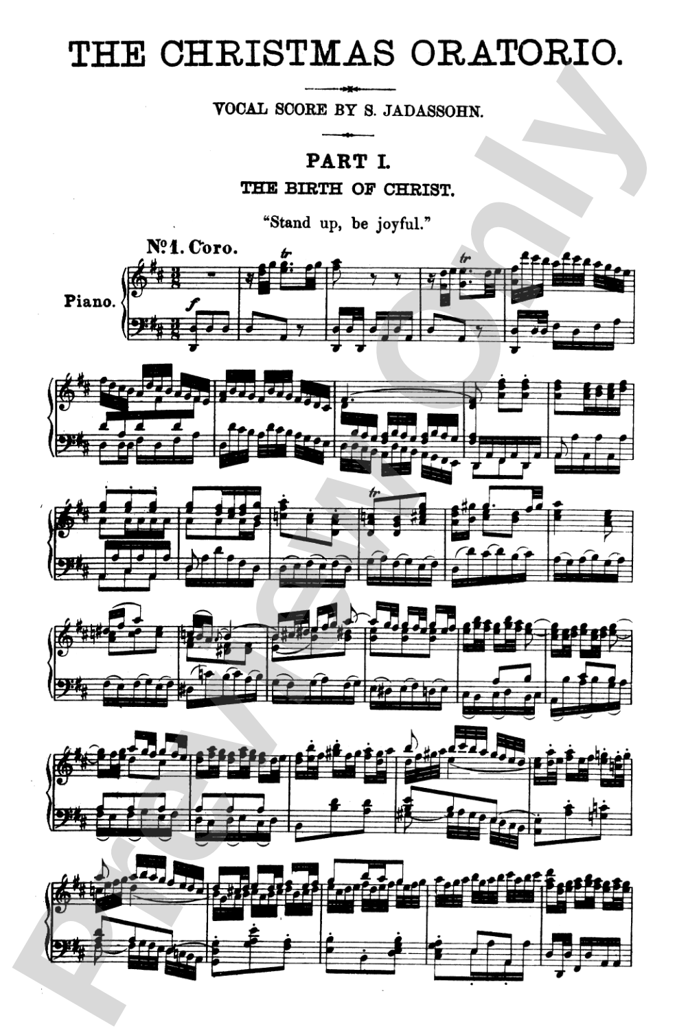 Christmas Oratorio (BWV 248): Choir