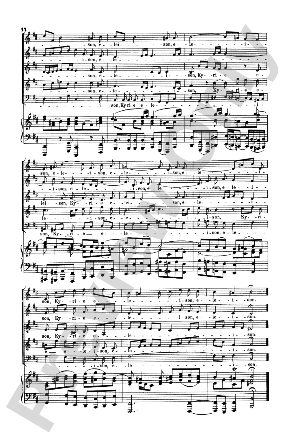 Mass in B Minor (BWV 232): Choir