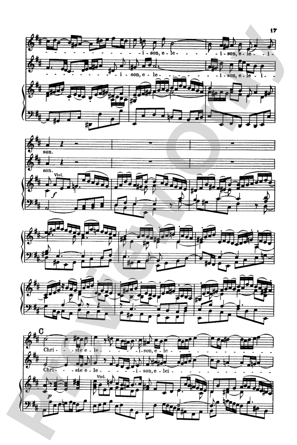 Mass in B Minor (BWV 232): Choir