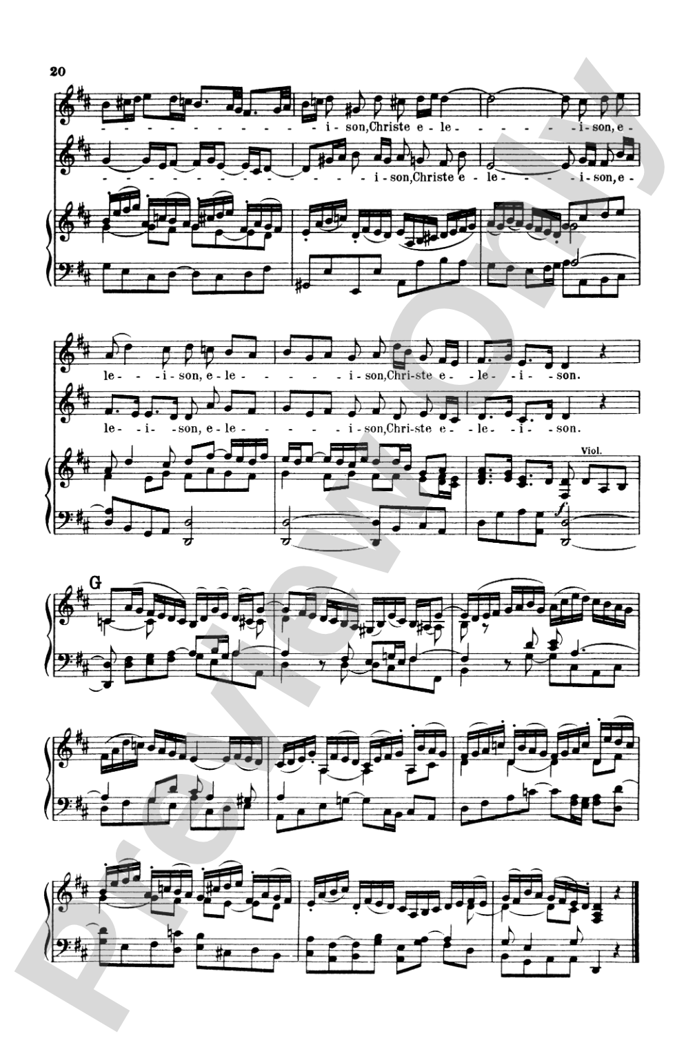 Mass in B Minor (BWV 232): Choir
