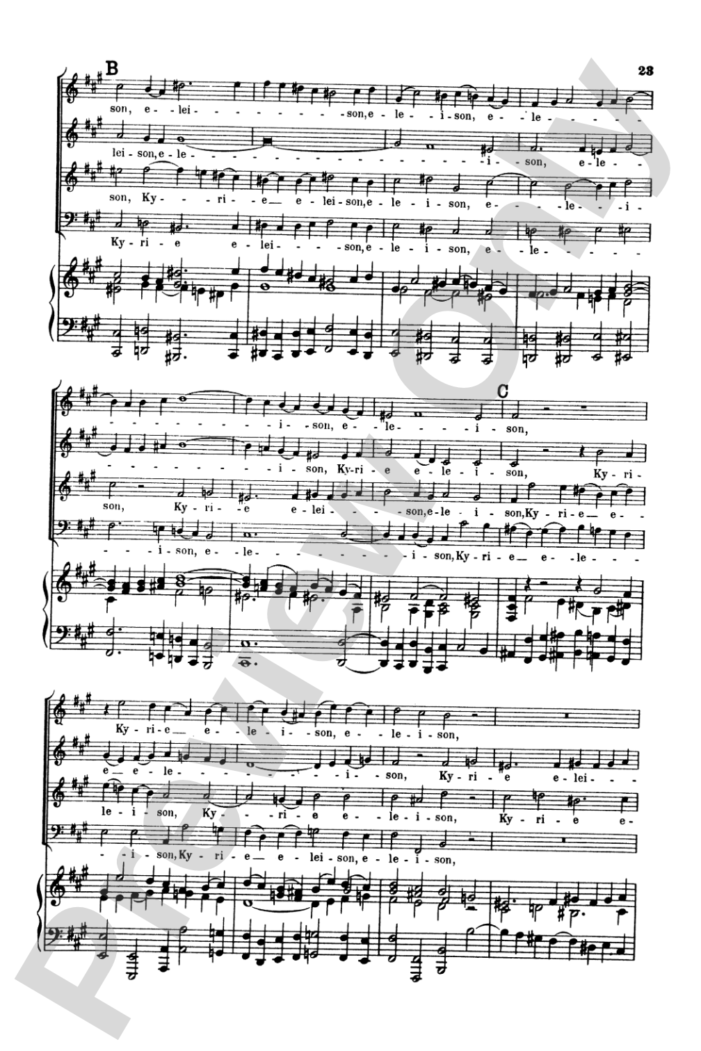 Mass in B Minor (BWV 232): Choir