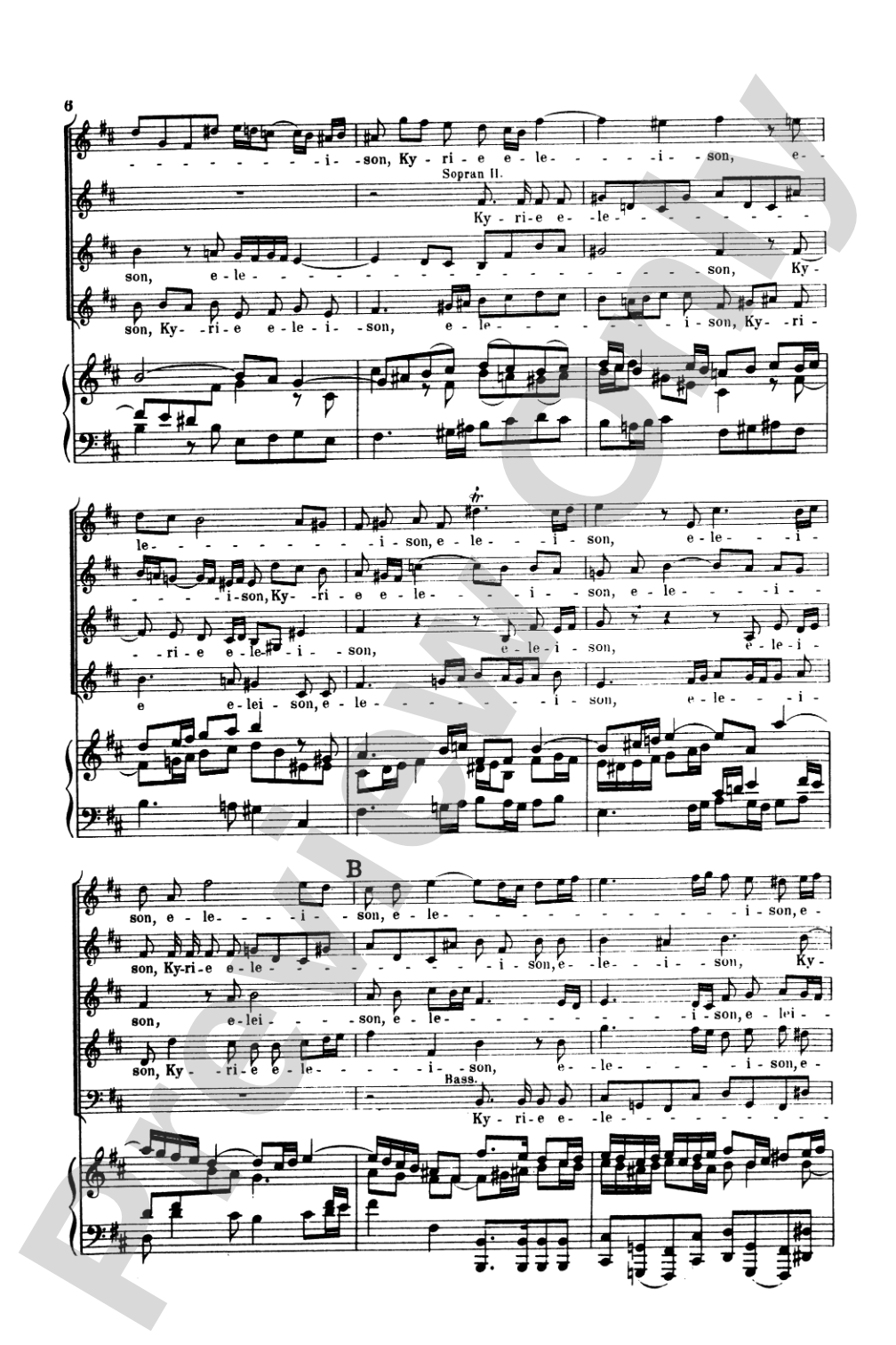 Mass in B Minor (BWV 232): Choir