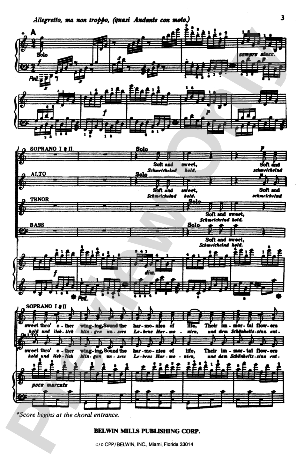 Choral Fantasy, Opus 80: Choir