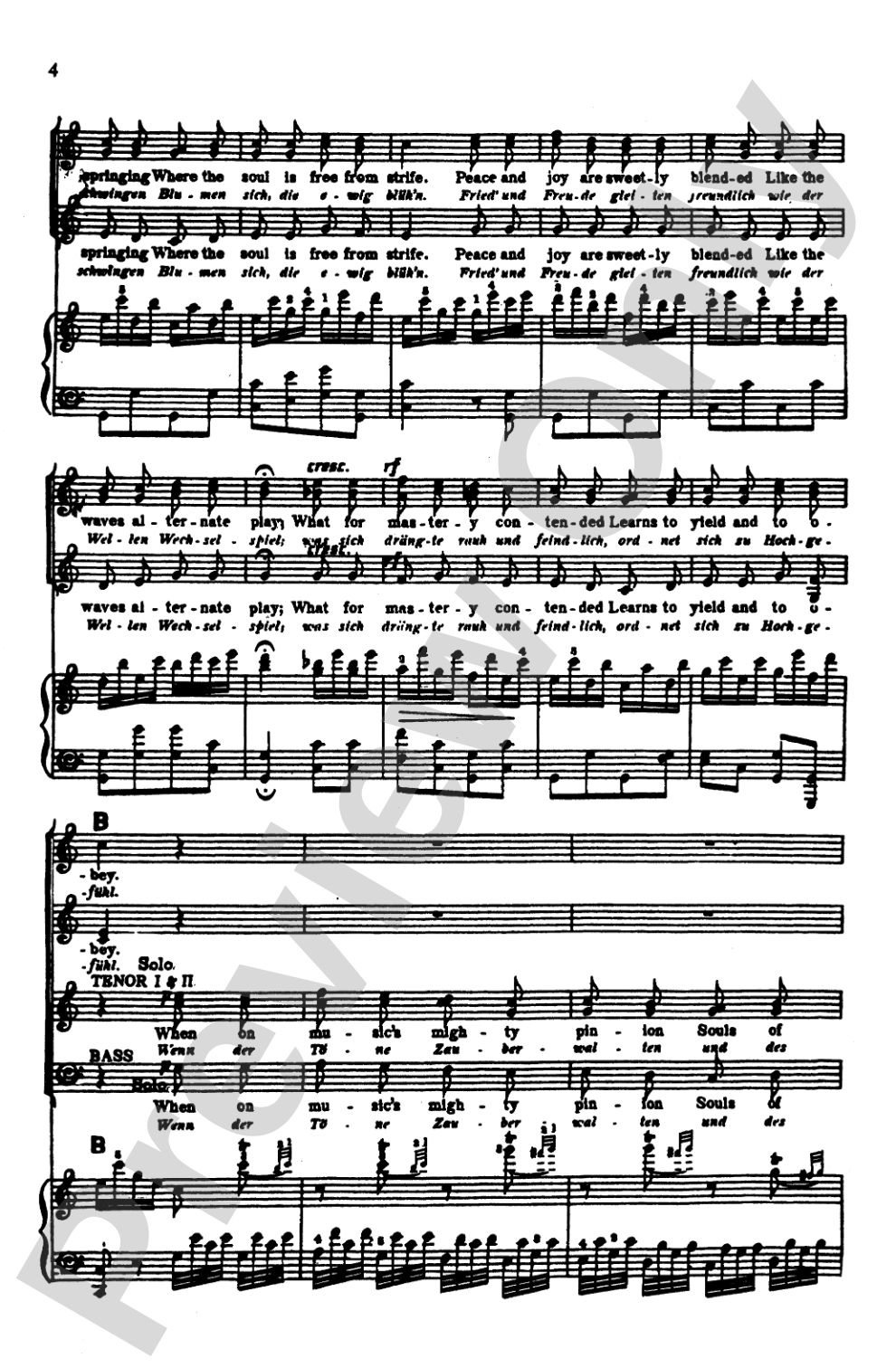 Choral Fantasy, Opus 80: Choir