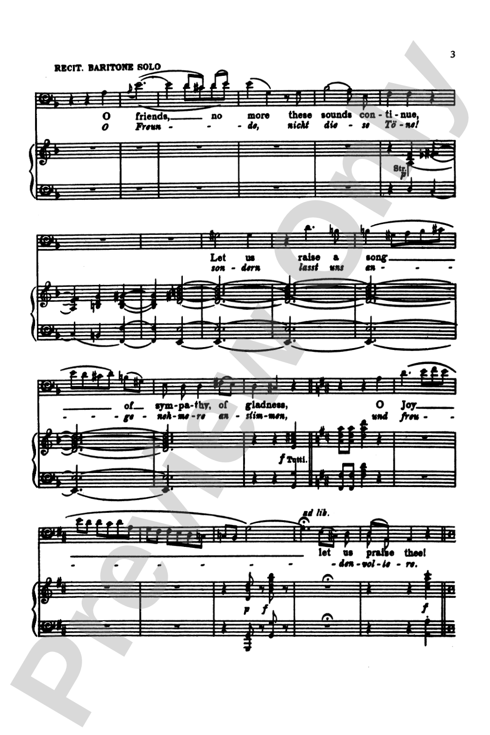 Symphony No. 9 (The Choral Symphony - Last Movement, Opus 125): Choir