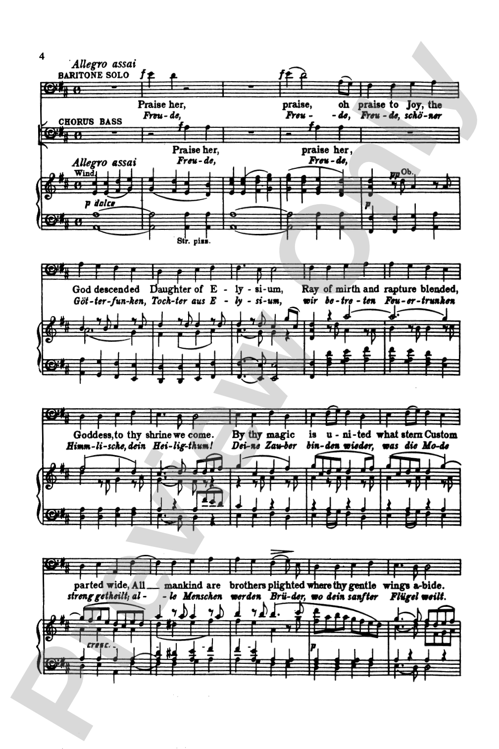 Symphony No. 9 (The Choral Symphony - Last Movement, Opus 125): Choir