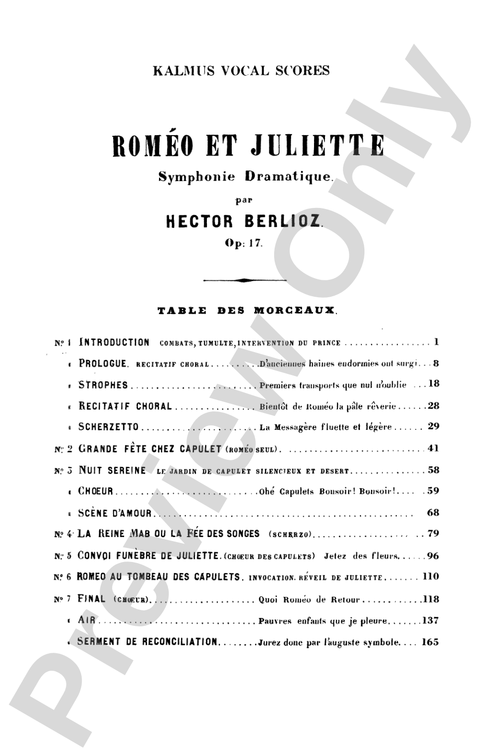 Romeo & Juliet: Choir