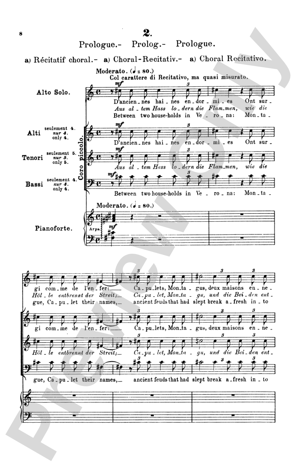 Romeo & Juliet: Choir