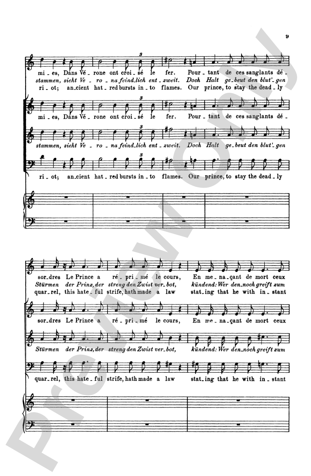 Romeo & Juliet: Choir