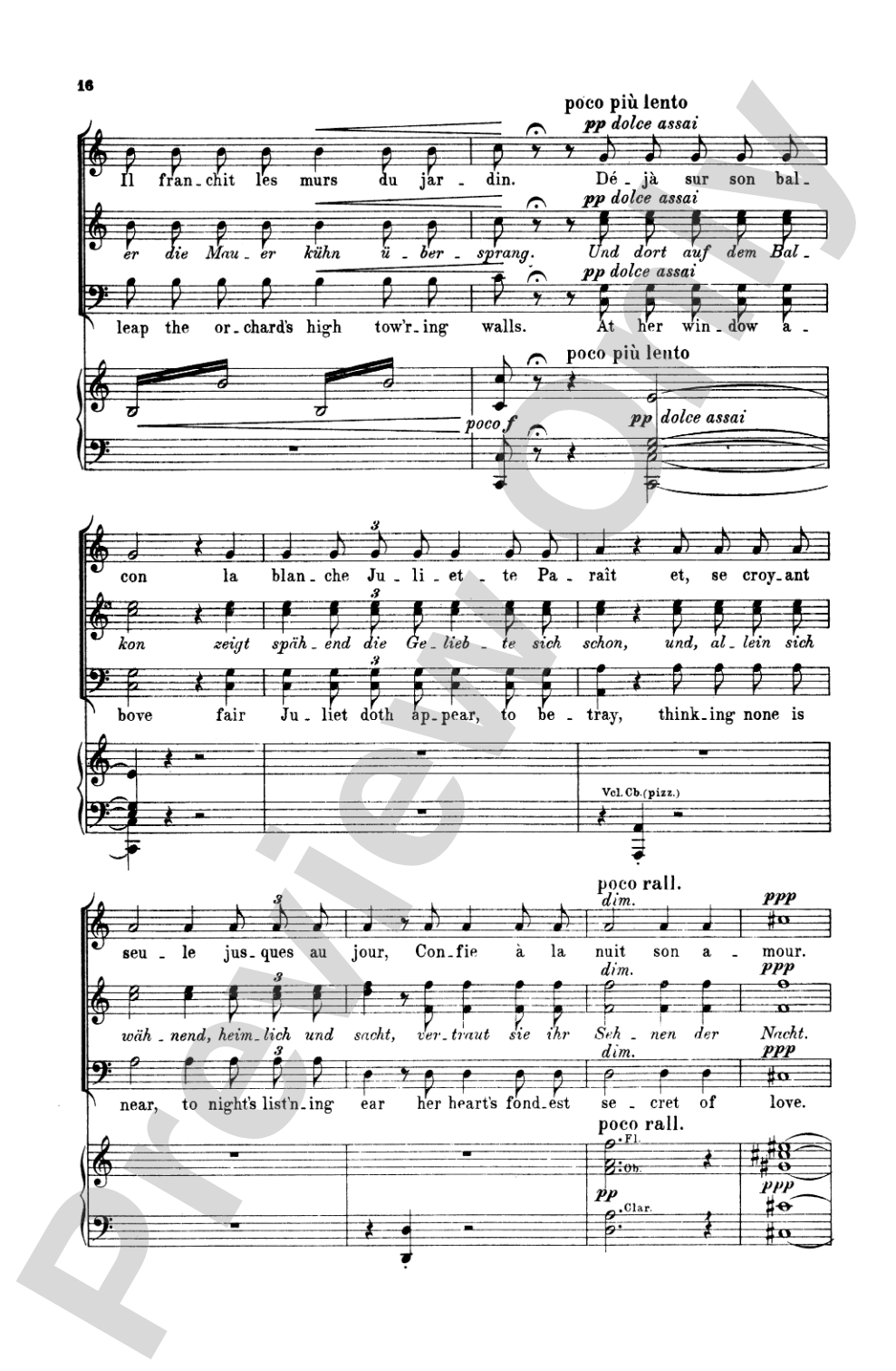 Romeo & Juliet: Choir