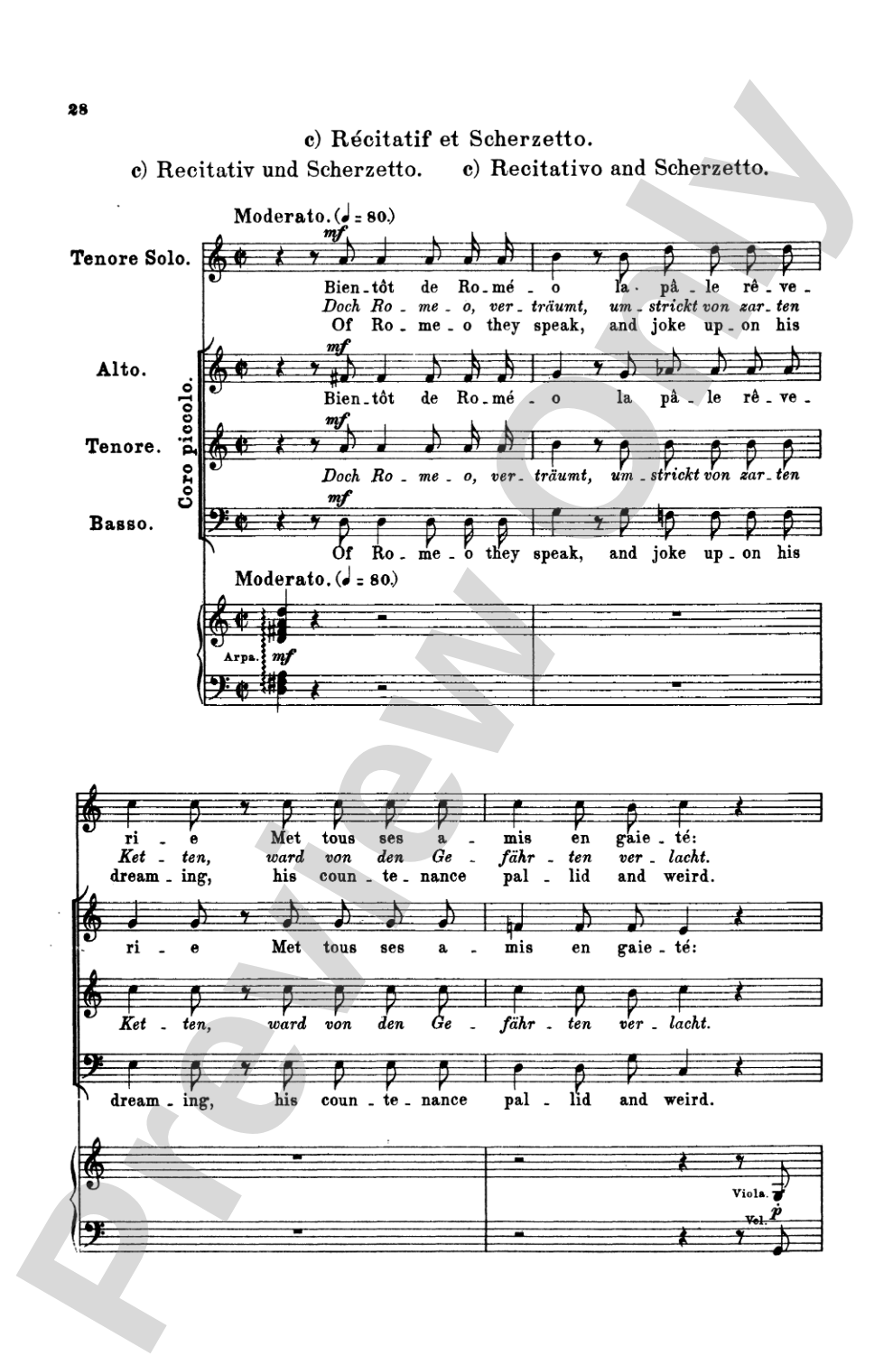 Romeo & Juliet: Choir