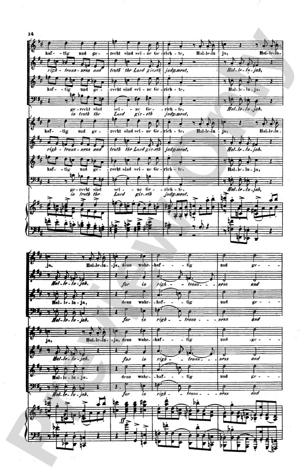Triumphal Hymn (Triumphlied), Opus 55: Choir