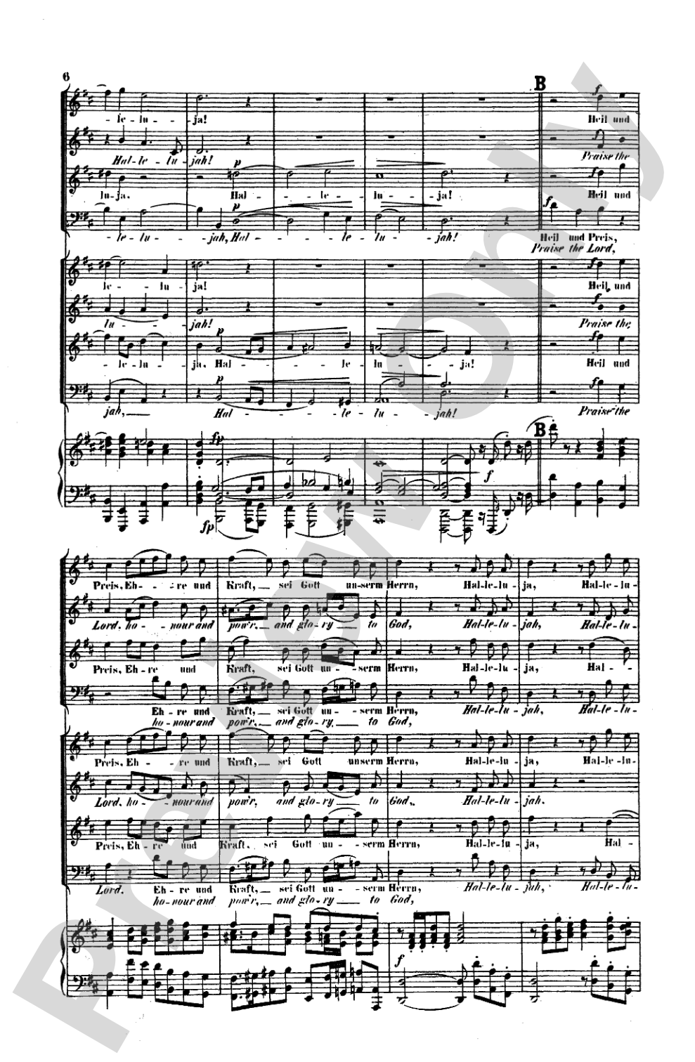 Triumphal Hymn (Triumphlied), Opus 55: Choir