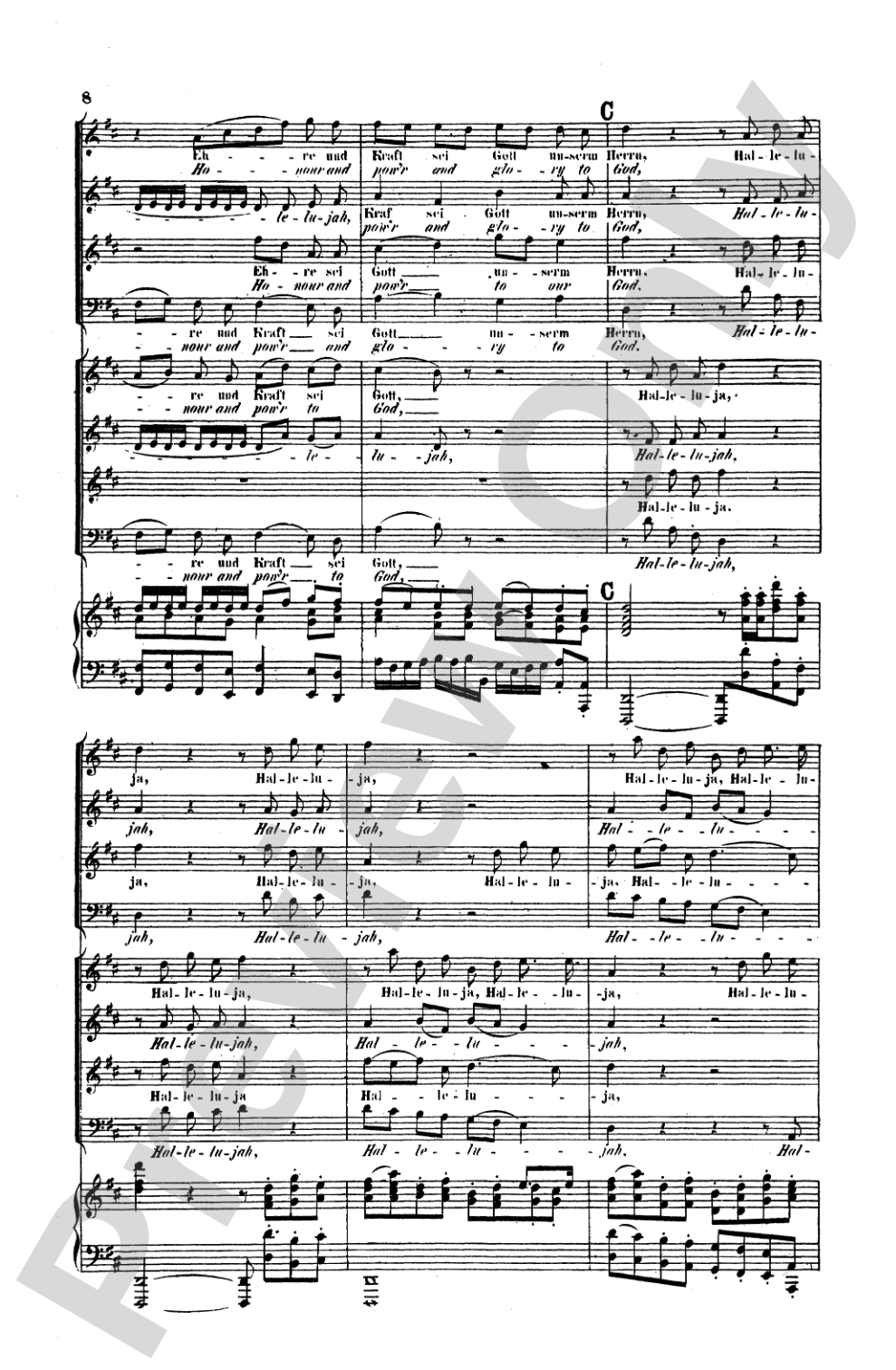Triumphal Hymn (Triumphlied), Opus 55: Choir