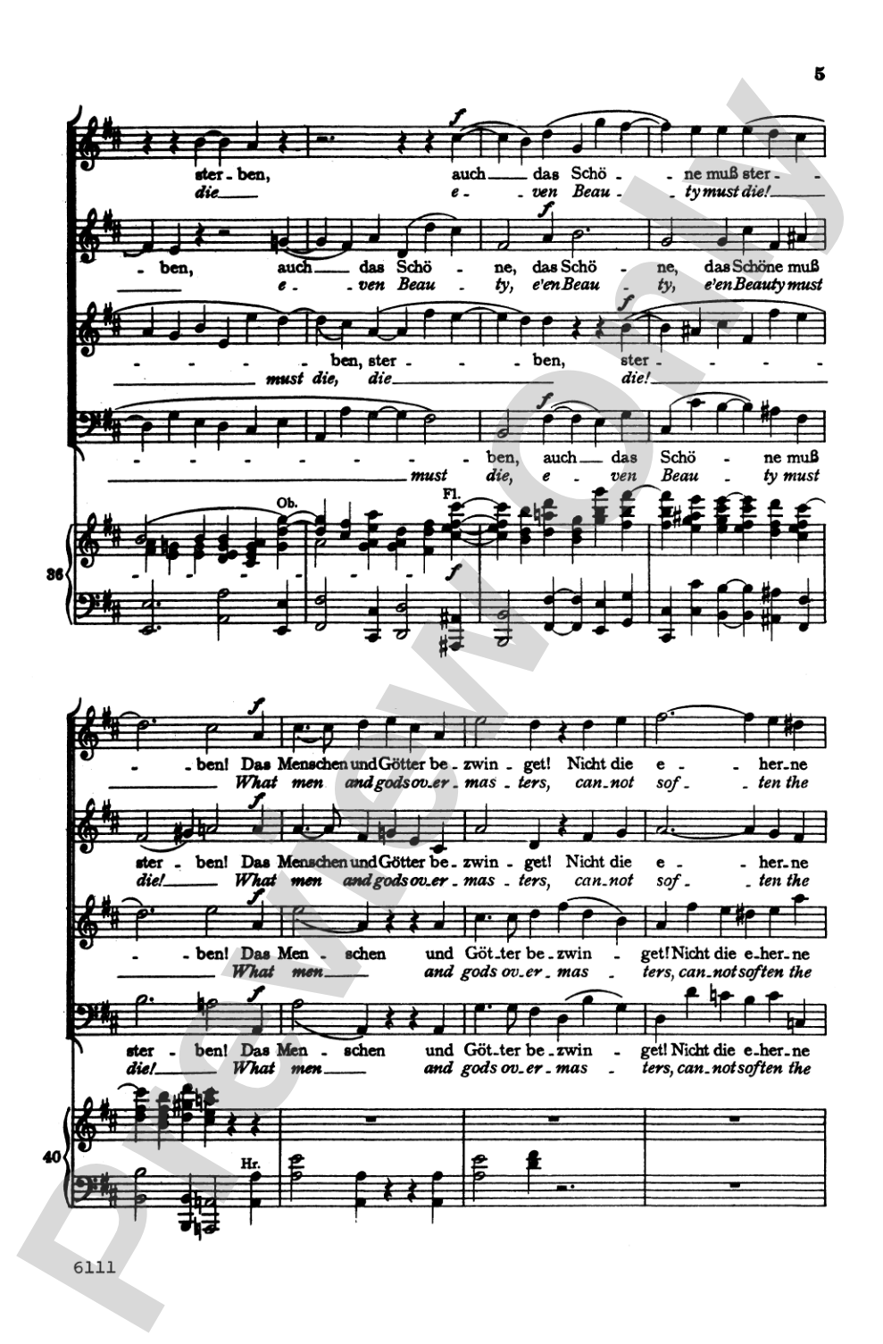 Nanie-Nenia: Choir
