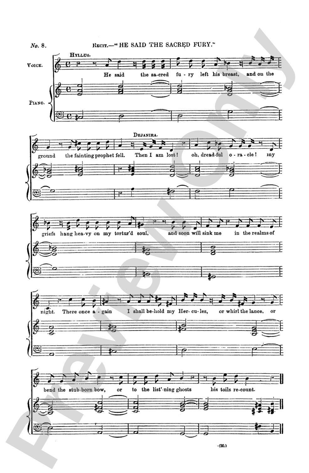 Hercules (1745), An Oratorio: Choir