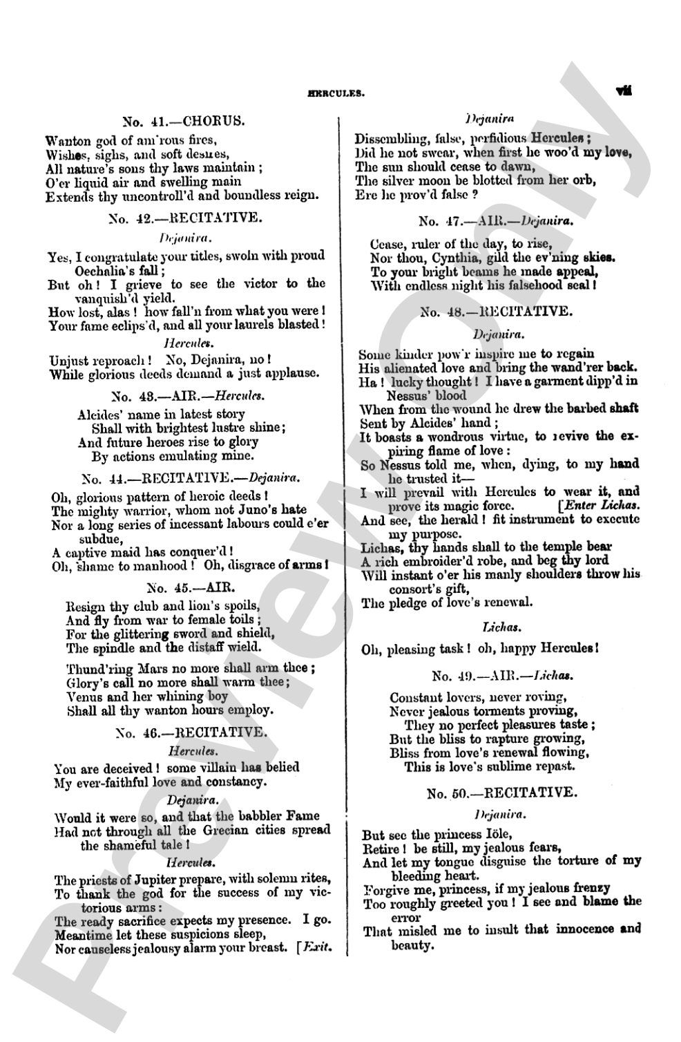 Hercules (1745), An Oratorio: Choir