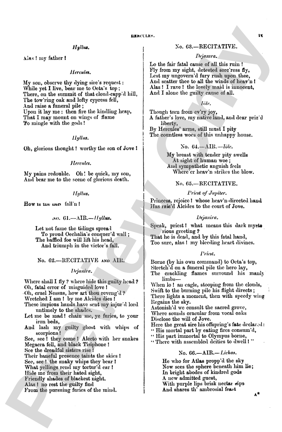 Hercules (1745), An Oratorio: Choir