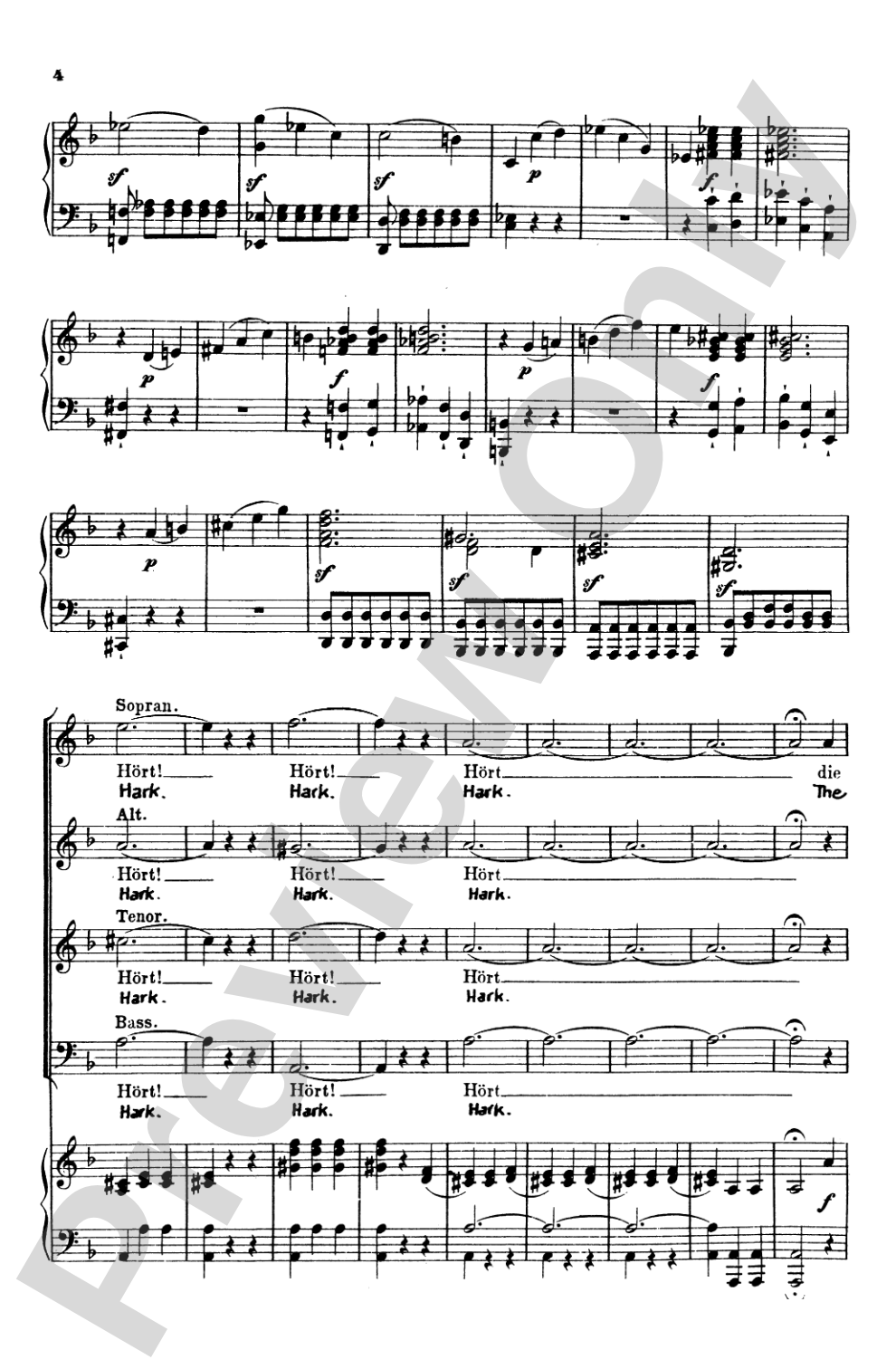Der Sturm (La Tempesta): Choir