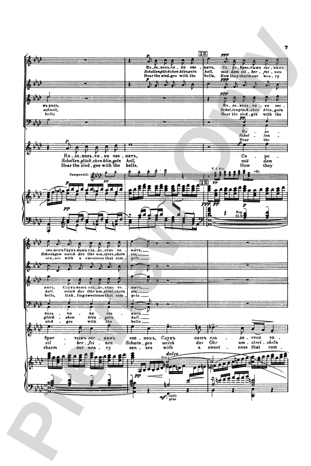 The Bells, Opus 35: Choir