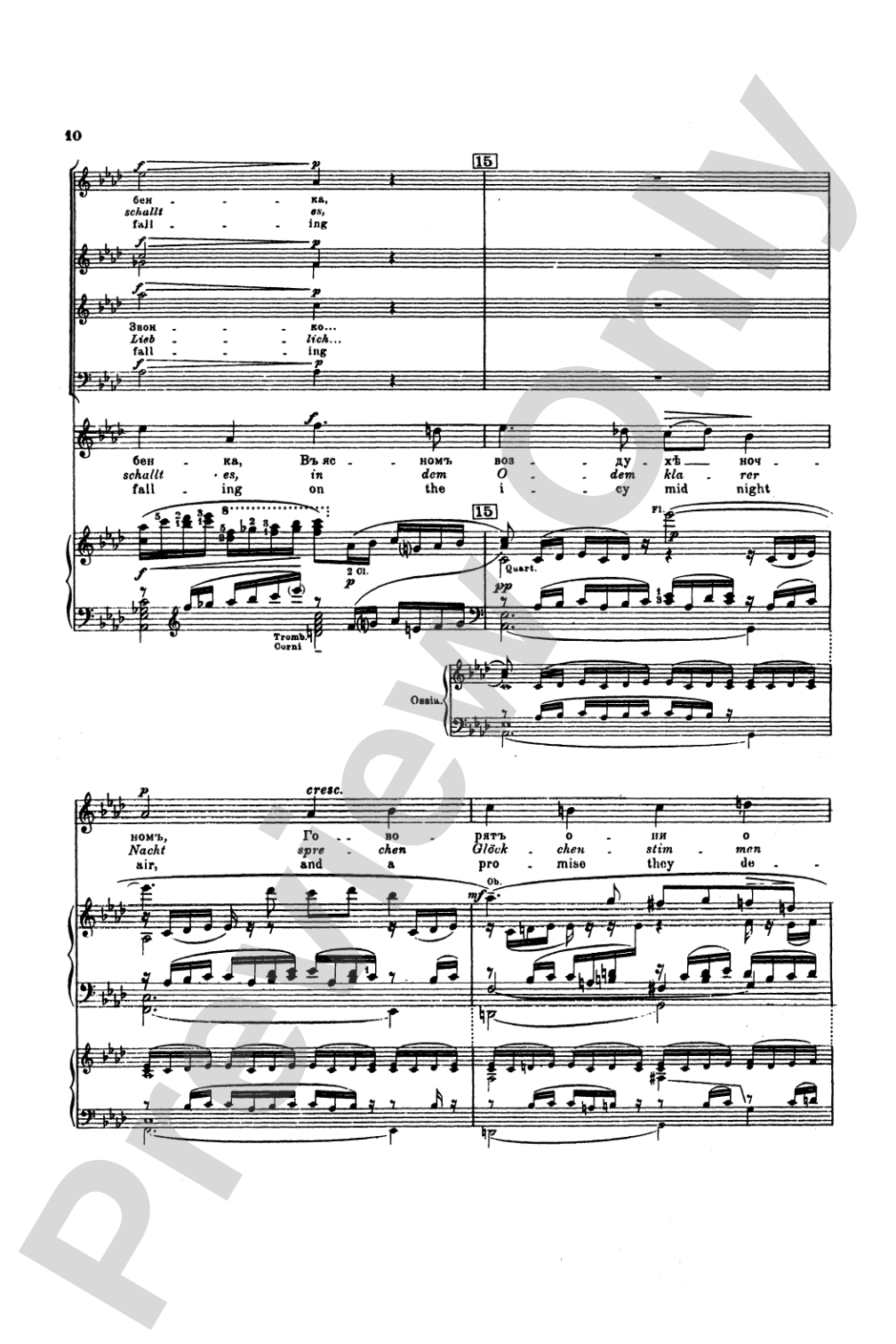 The Bells, Opus 35: Choir