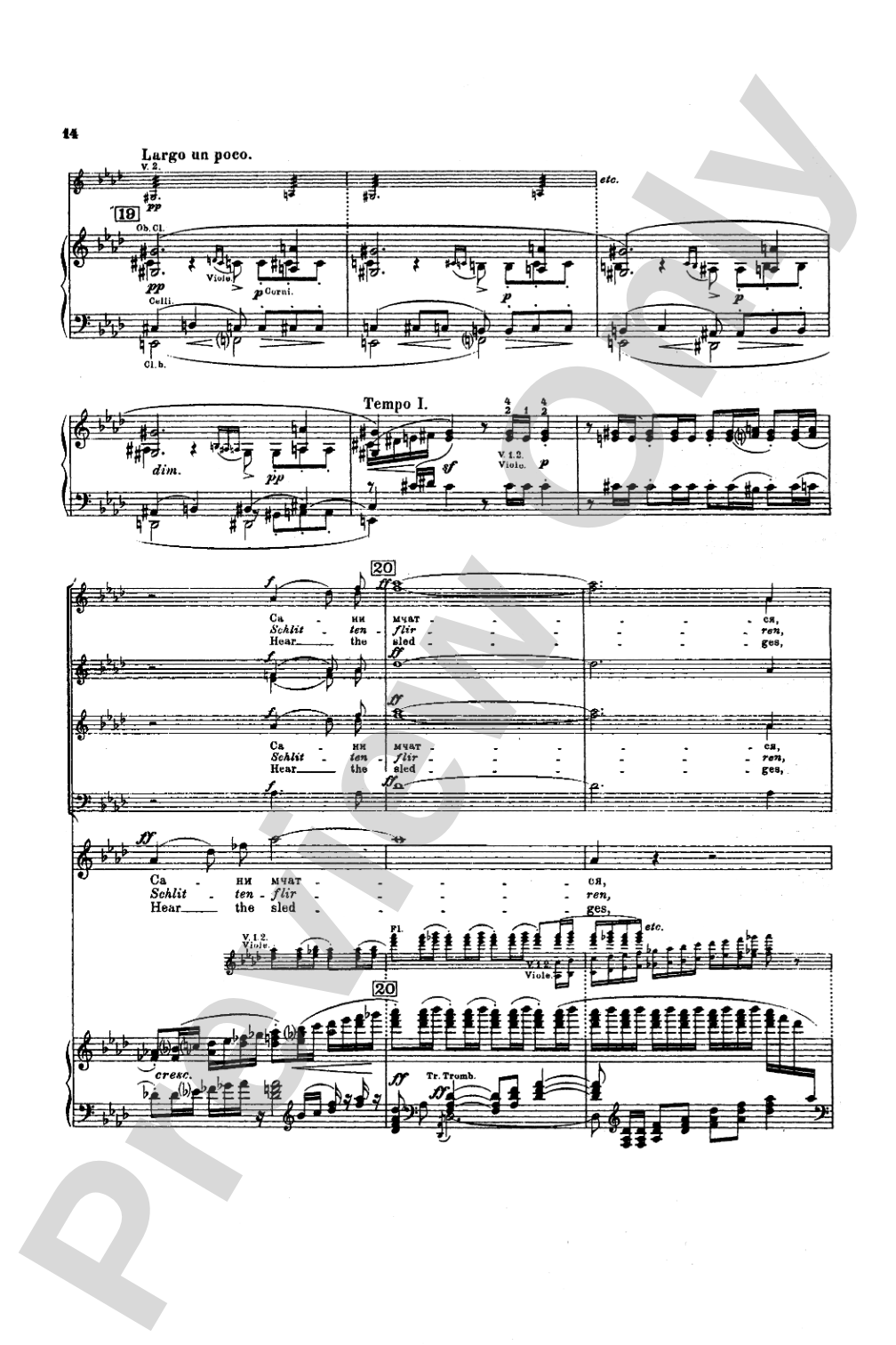 The Bells, Opus 35: Choir