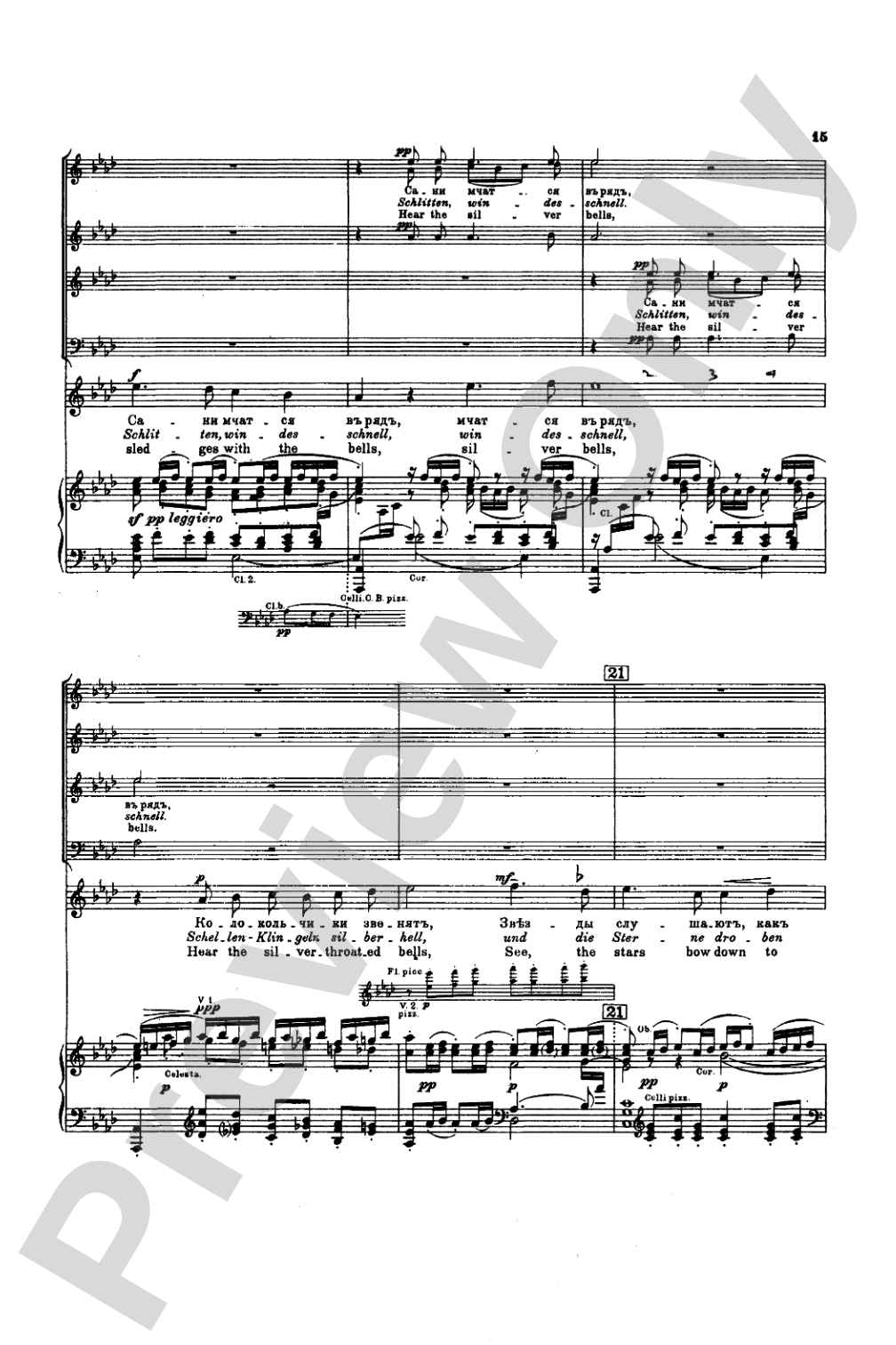 The Bells, Opus 35: Choir